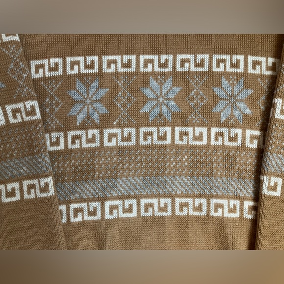 Andrew St John Women's Snowflake Holiday Pullover Sweater Vintage Size Medium - Picture 5 of 9